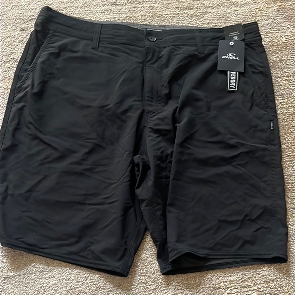 O'Neill Men's Black Athletic Shorts